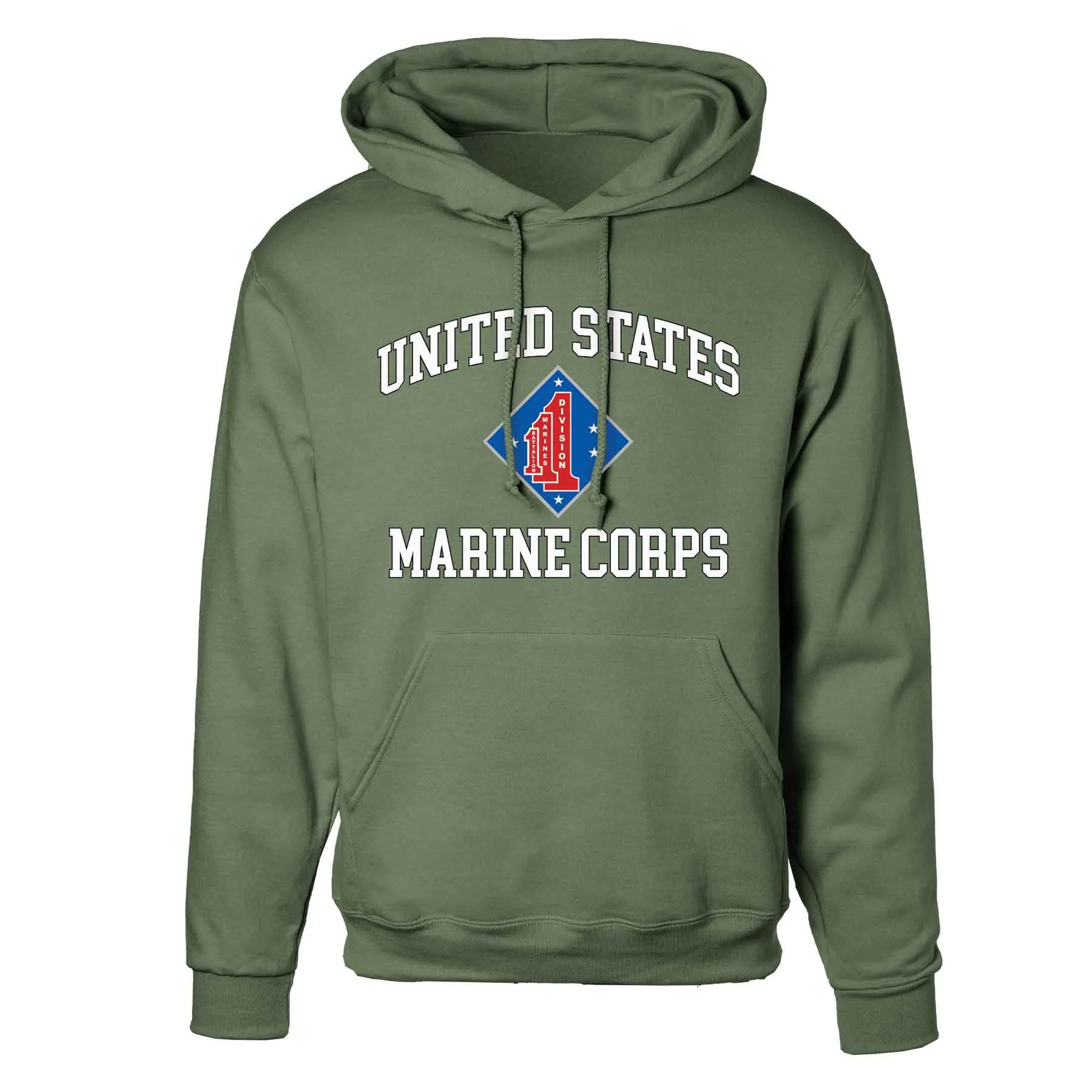 1st Battalion 1st Marines USMC Hoodie