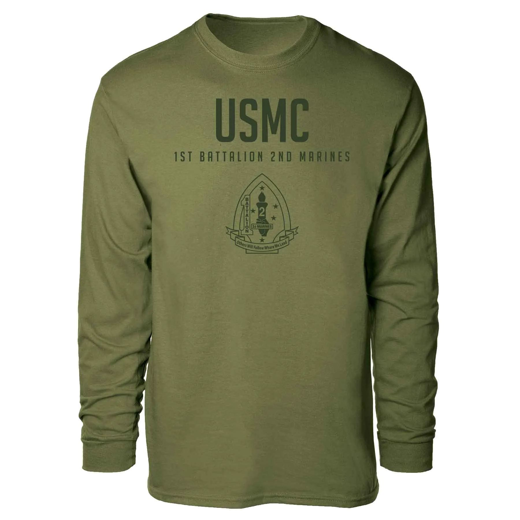 1st Battalion 2nd Marines Tonal Long Sleeve T-shirt