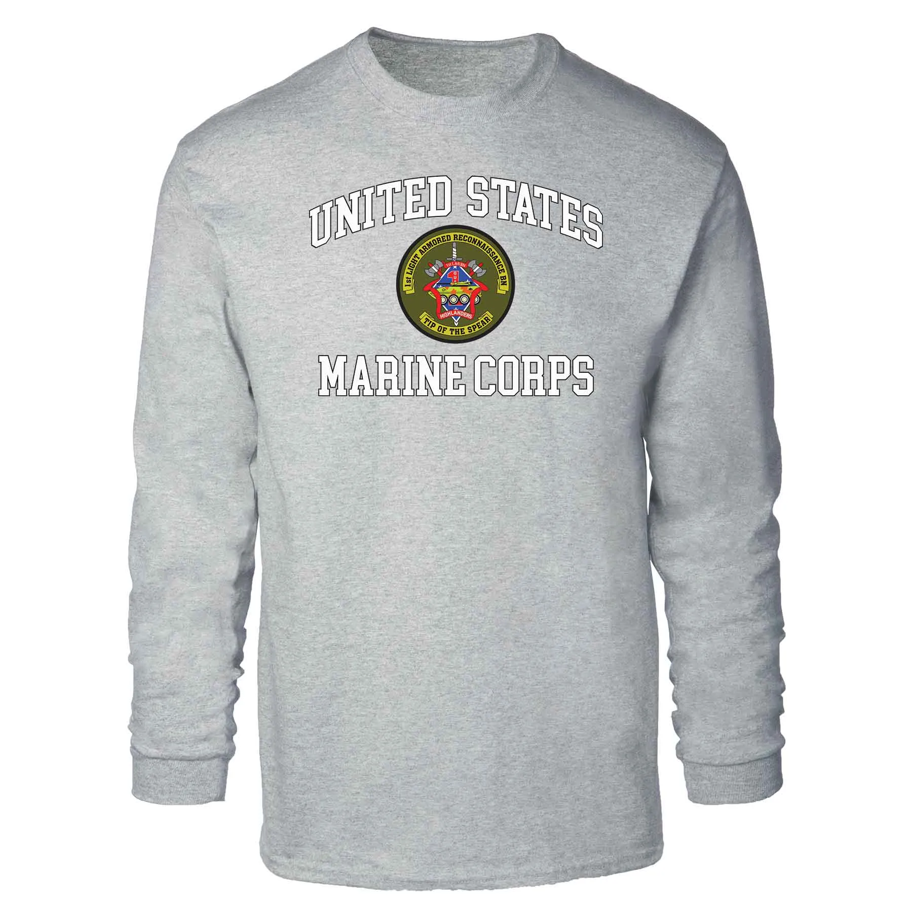 1st LAR Battalion USMC Long Sleeve T-shirt