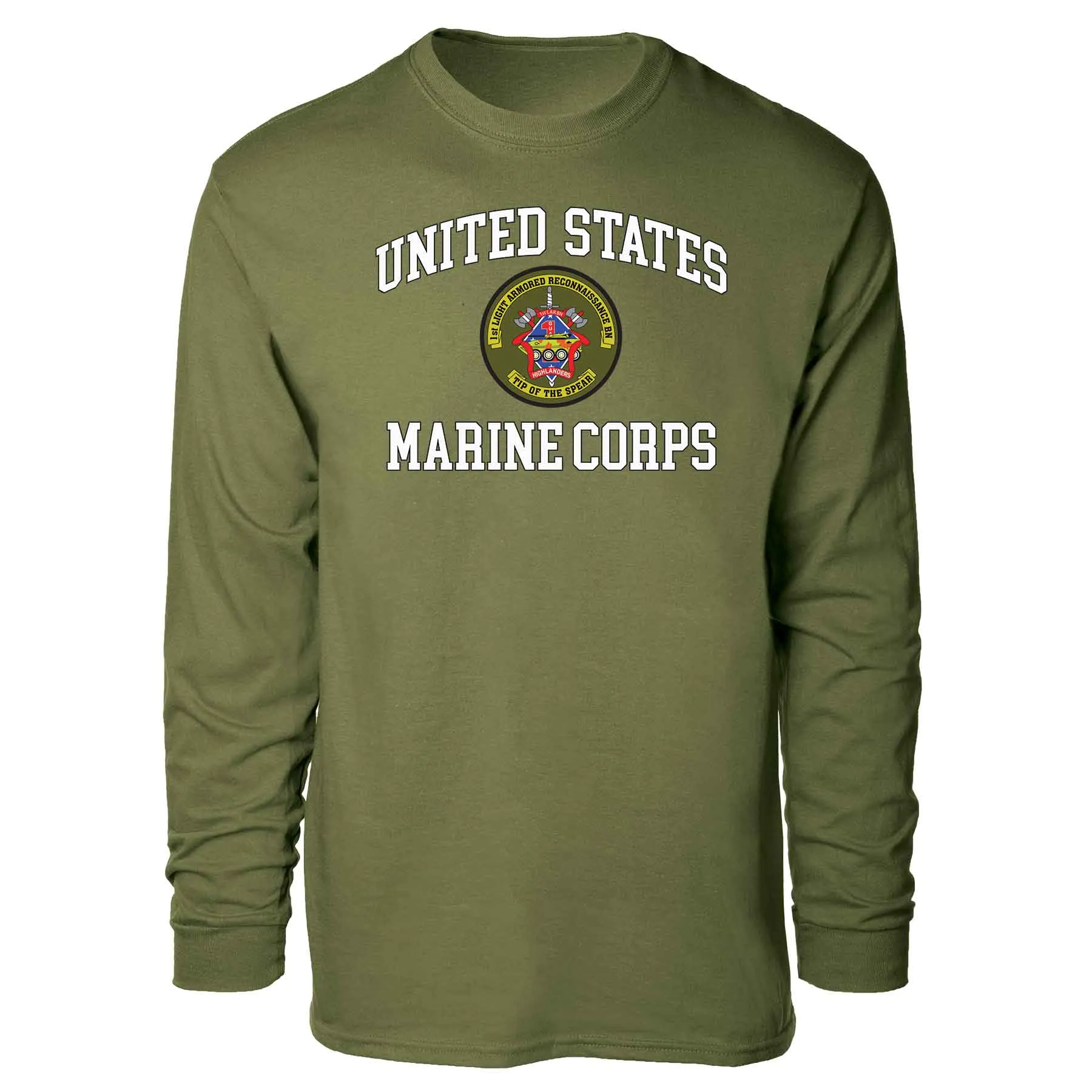 1st LAR Battalion USMC Long Sleeve T-shirt