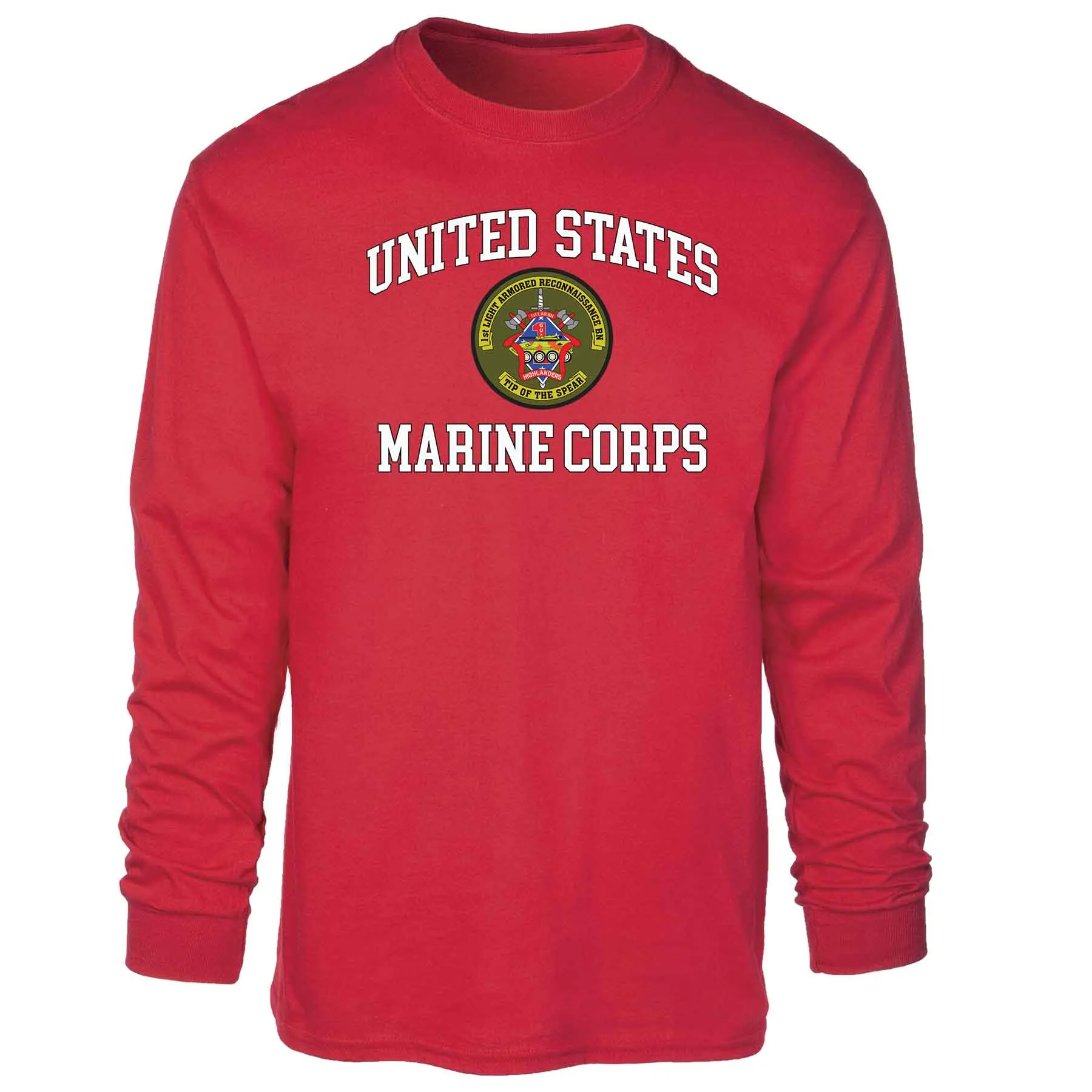 1st LAR Battalion USMC Long Sleeve T-shirt