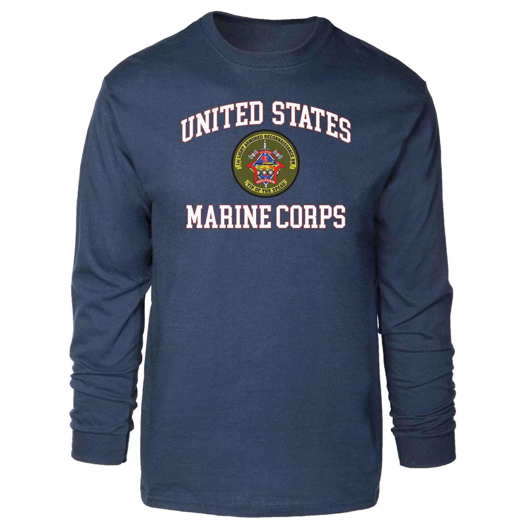 1st LAR Battalion USMC Long Sleeve T-shirt