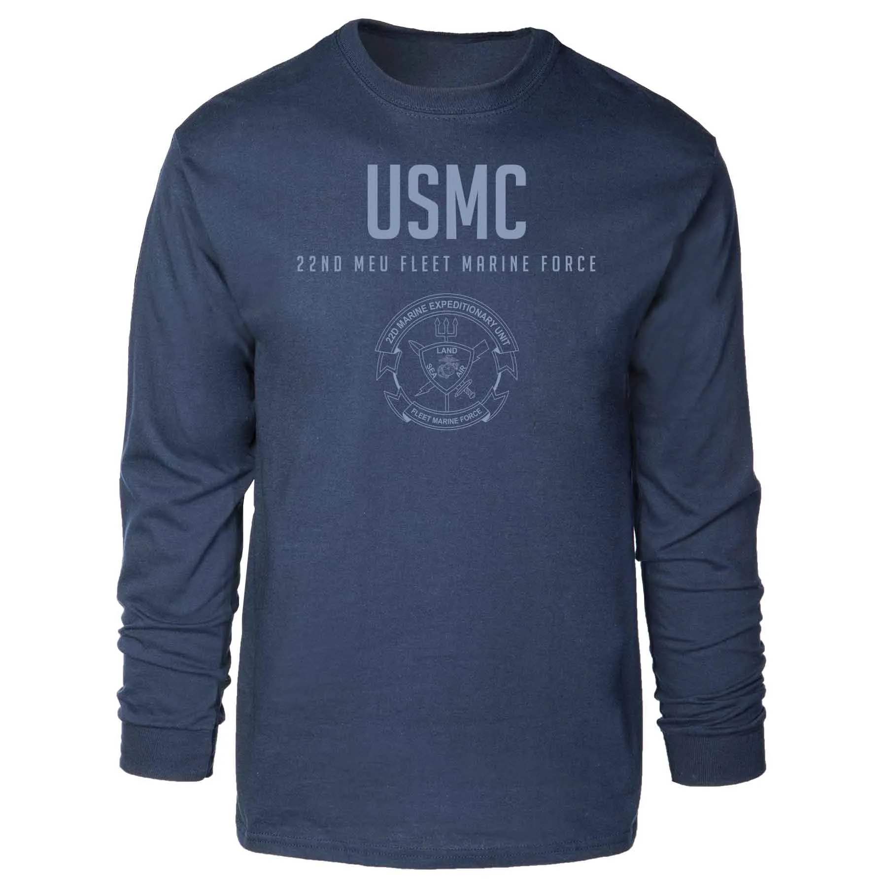 22nd MEU Fleet Marine Force Tonal Long Sleeve T-shirt