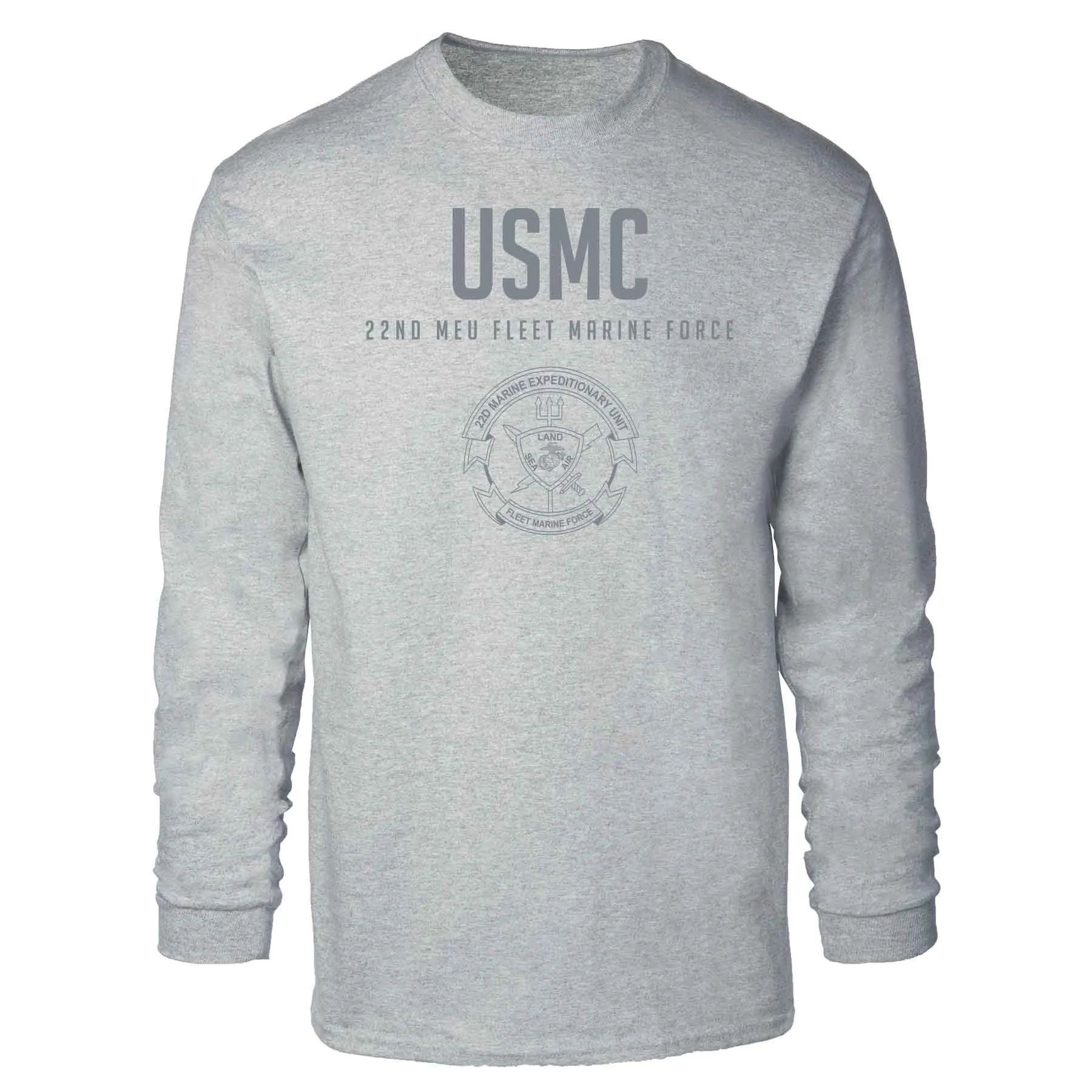 22nd MEU Fleet Marine Force Tonal Long Sleeve T-shirt