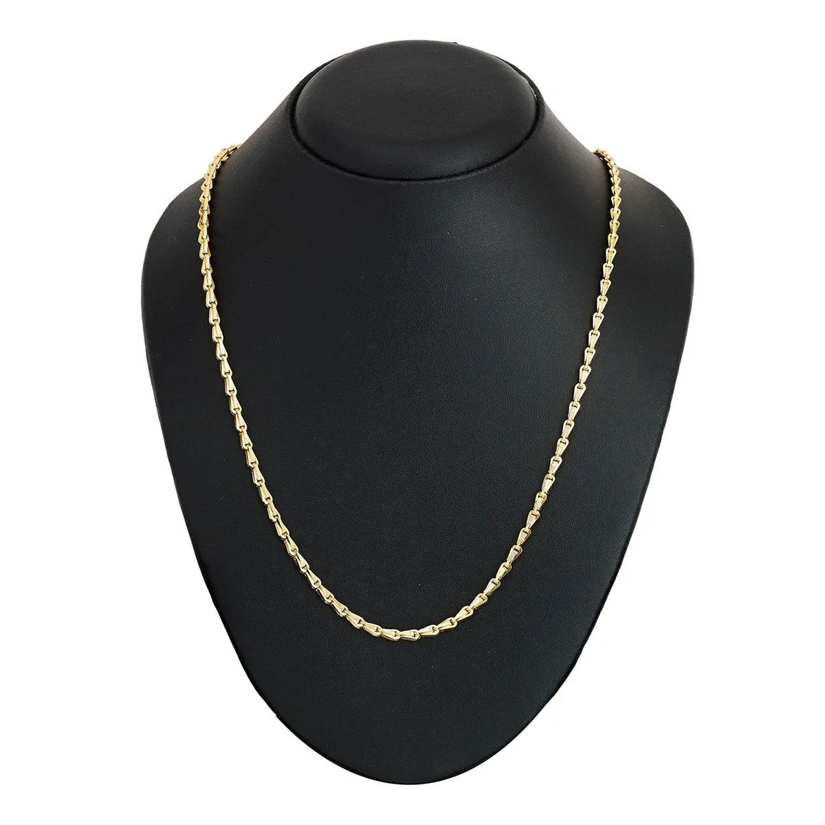 3D Traditional 22K Gold Plated 24" Chain For Men Women