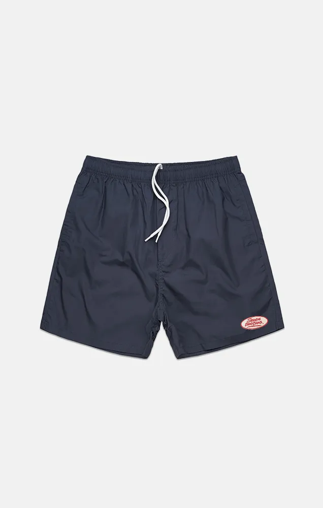 722 Badge Classic Short - Men's Petrol Blue