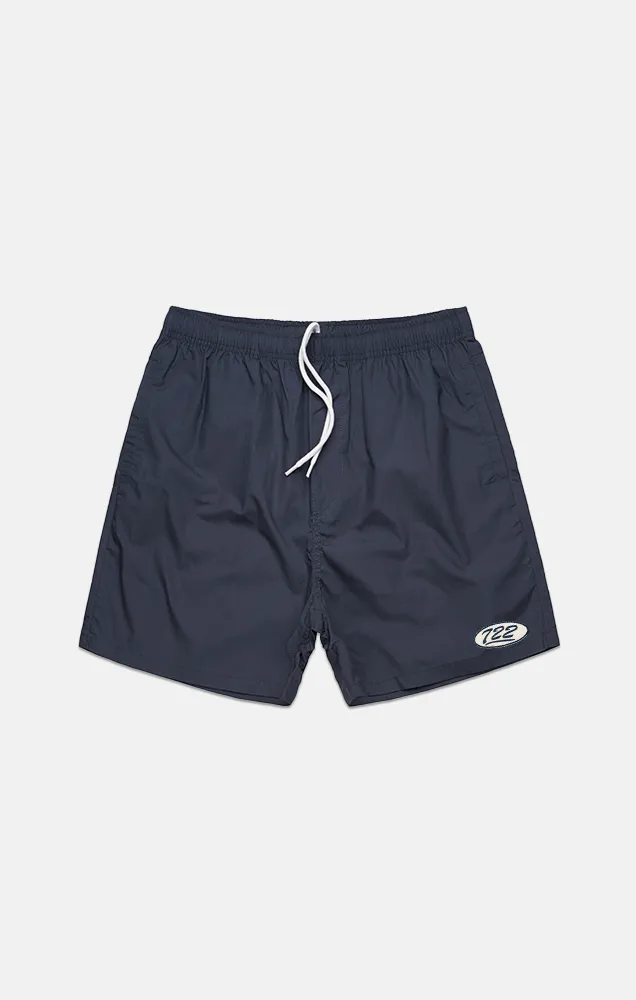 722 Badge Classic Short - Men's Petrol Blue