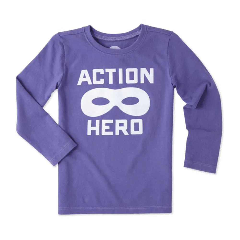 Action Hero Mask Long Sleeve T-Shirt by Life is good