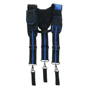 Aisenin Men's Suspenders with Pockets and Swivel Hooks and Tool Belt Loop Ends