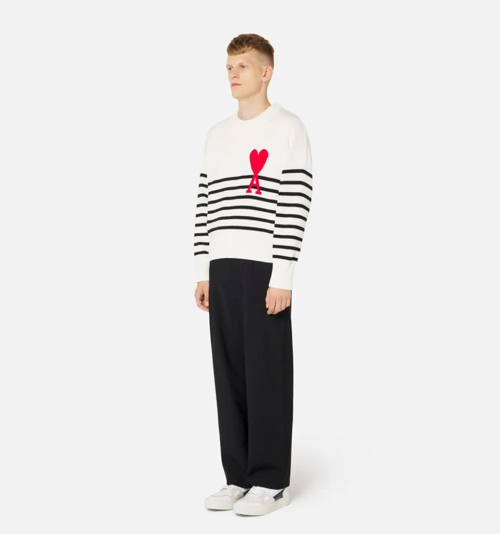 Ami De Coeur Striped Sweater