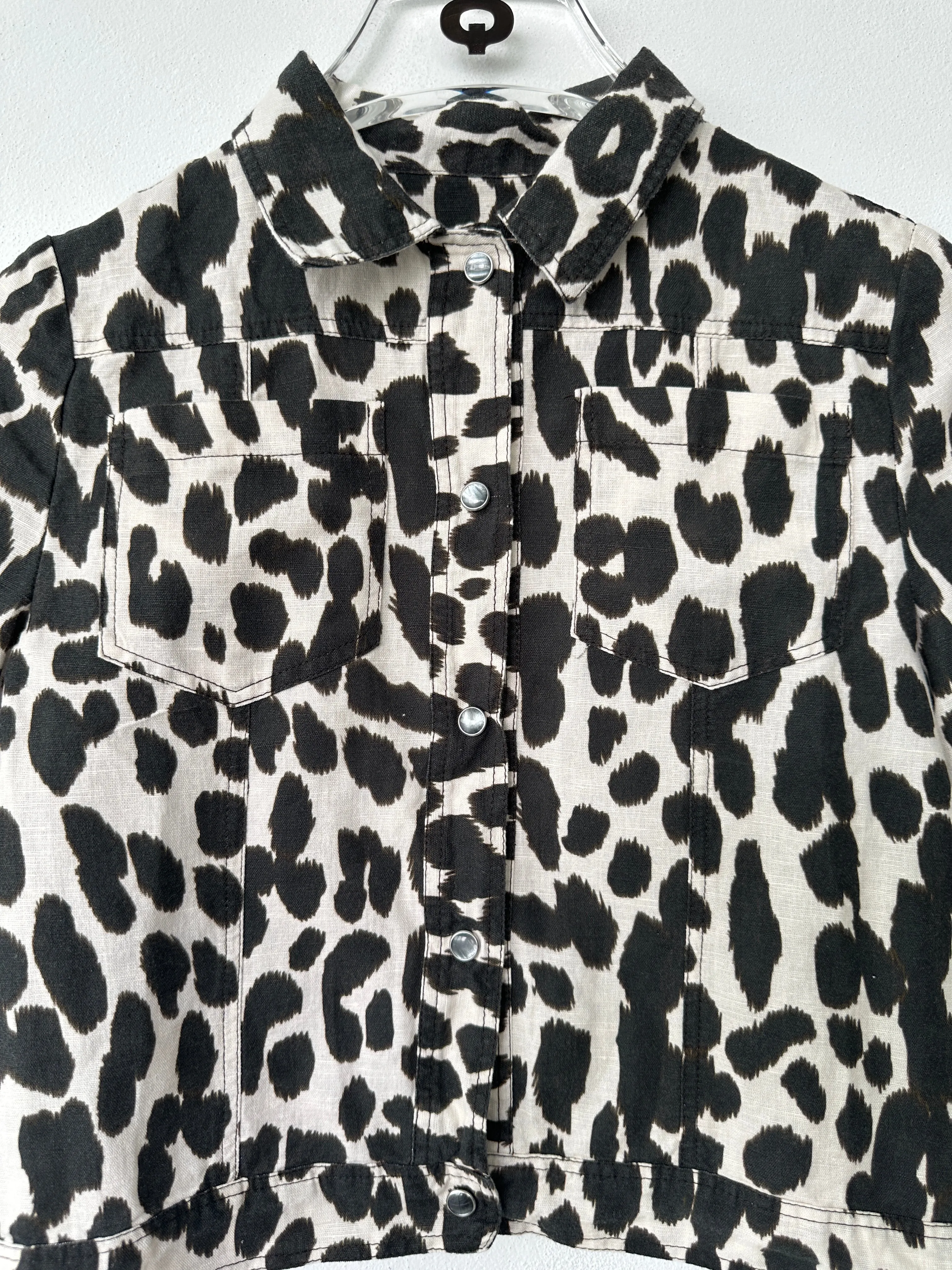 Animalier Linen Jacket