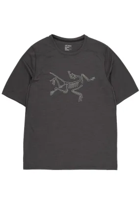 Arc'teryx Men's Cormac Logo T-Shirt - Black Heather