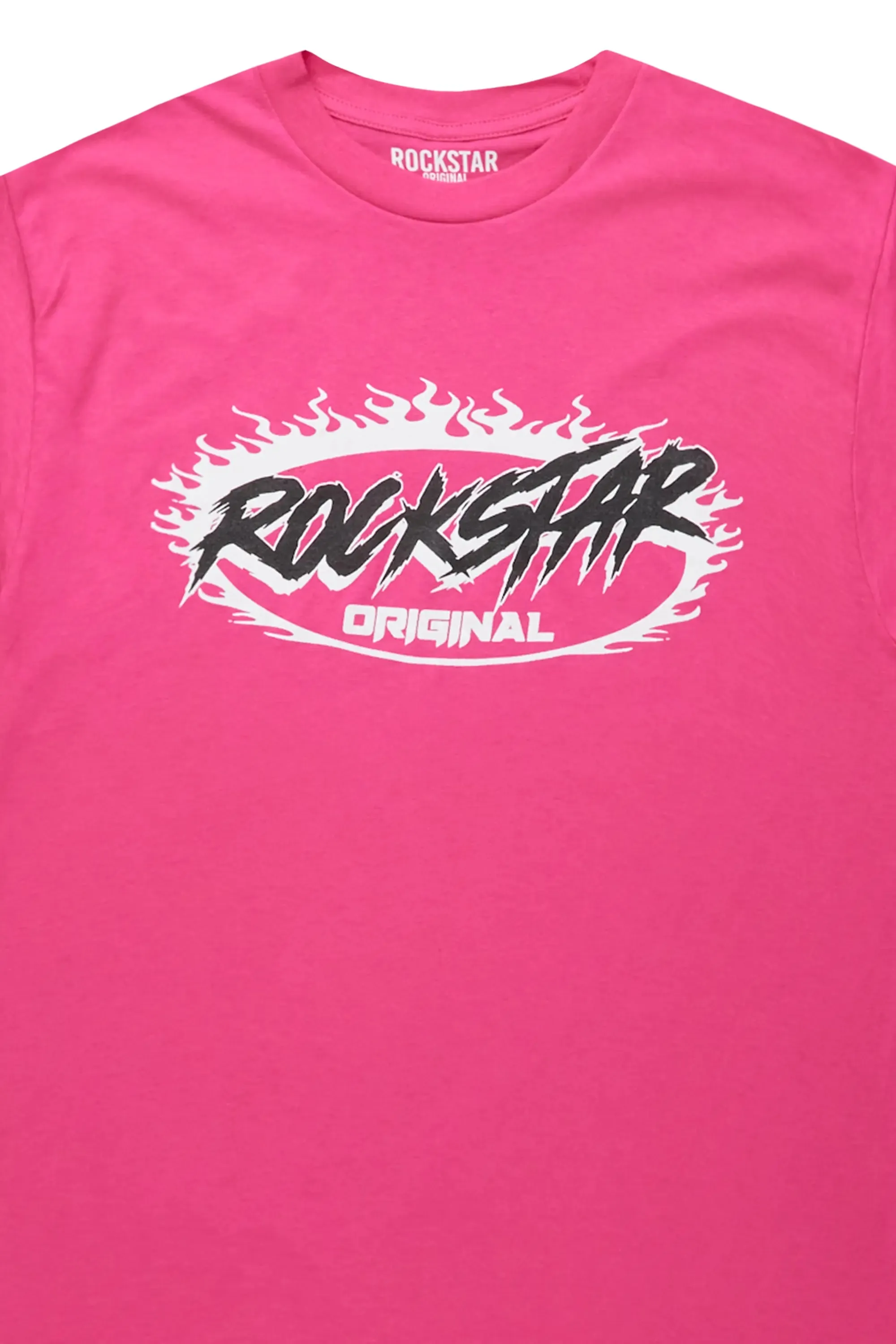 Aviana Hot Pink Oversized T-Shirt