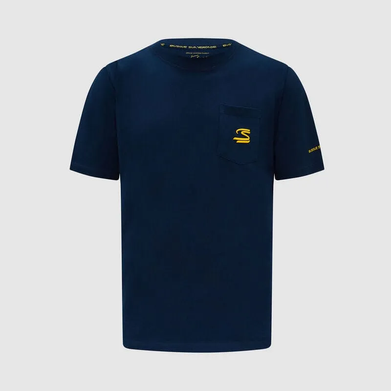 Ayrton Senna Seasonal T-Shirt - White/Blue