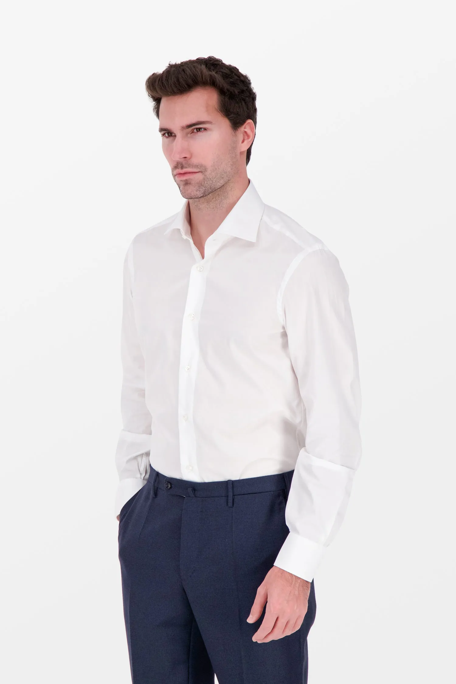 Barba Napoli White Classic Shirt