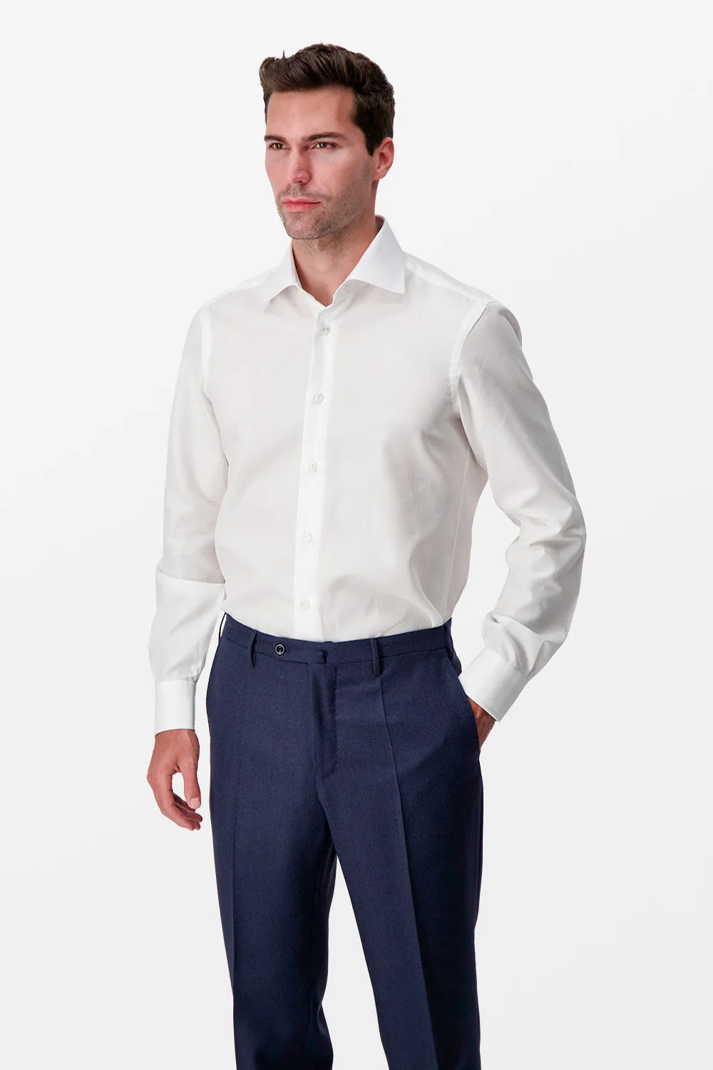 Barba Napoli White Journey Classic Shirt