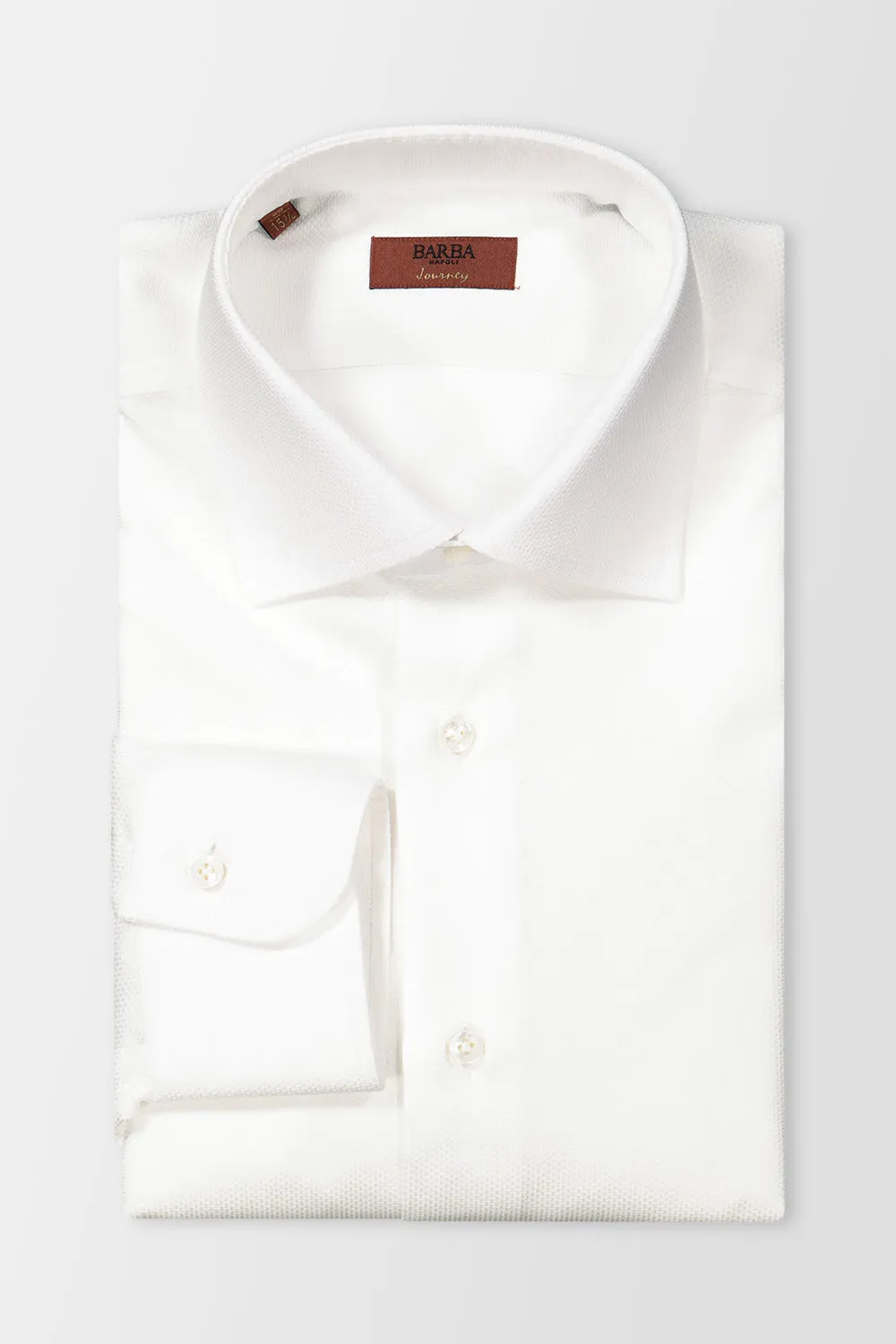 Barba Napoli White Journey Classic Shirt