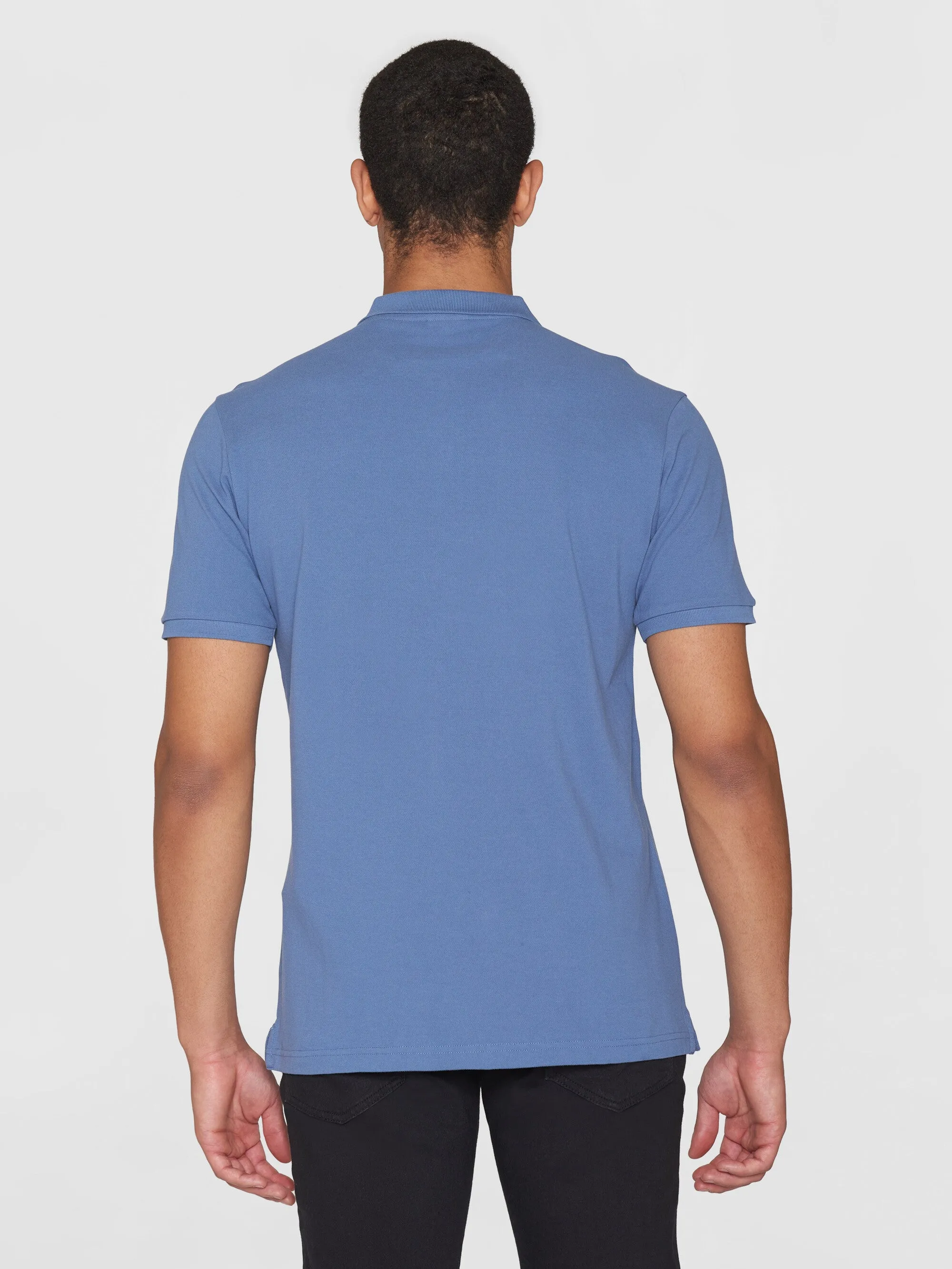 Basic badge polo - Moonlight Blue