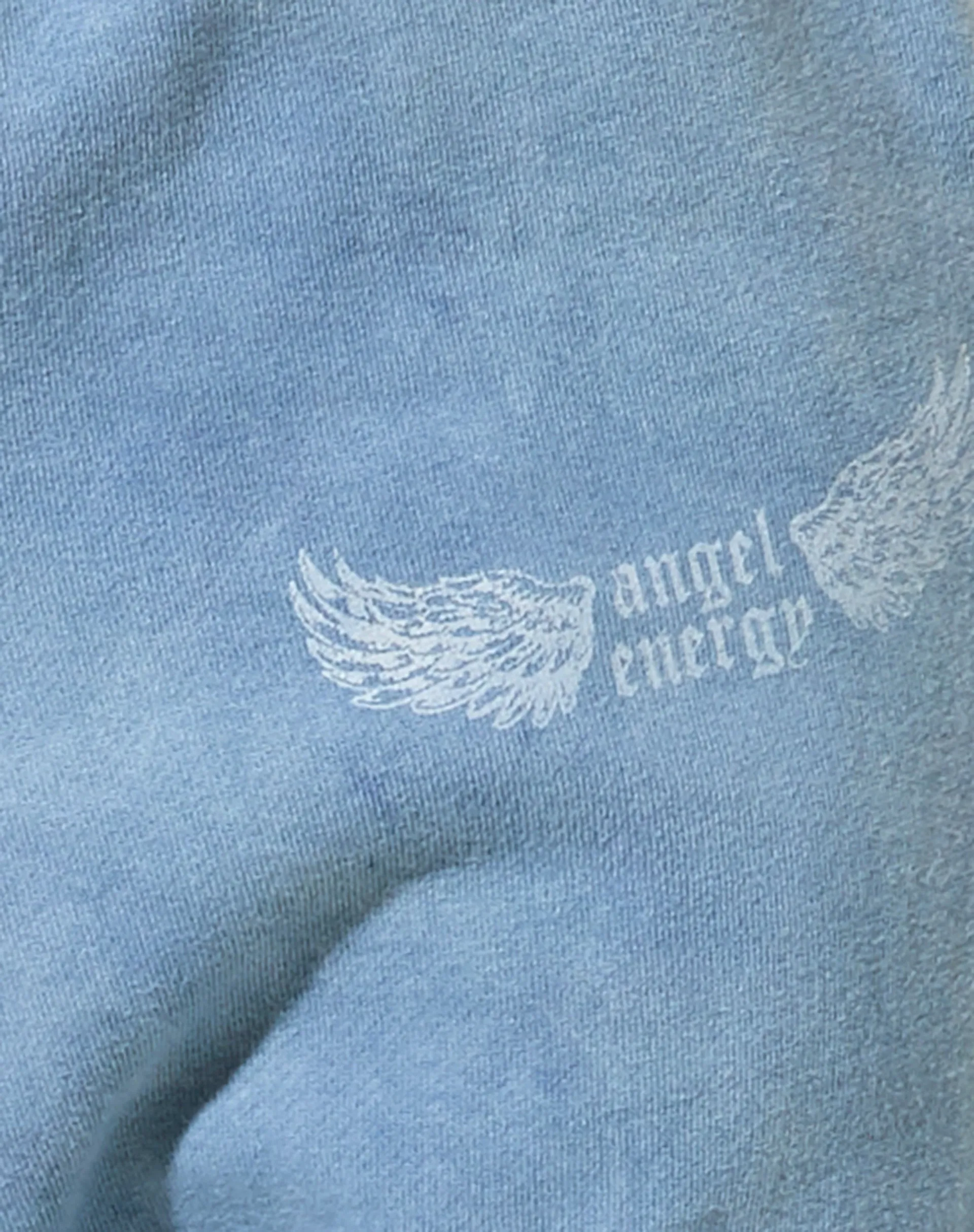 Basta Jogger in Washed Blue 'Angel Energy' Wings