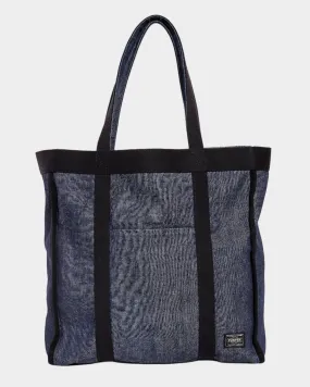 Beach Denim Tote Bag