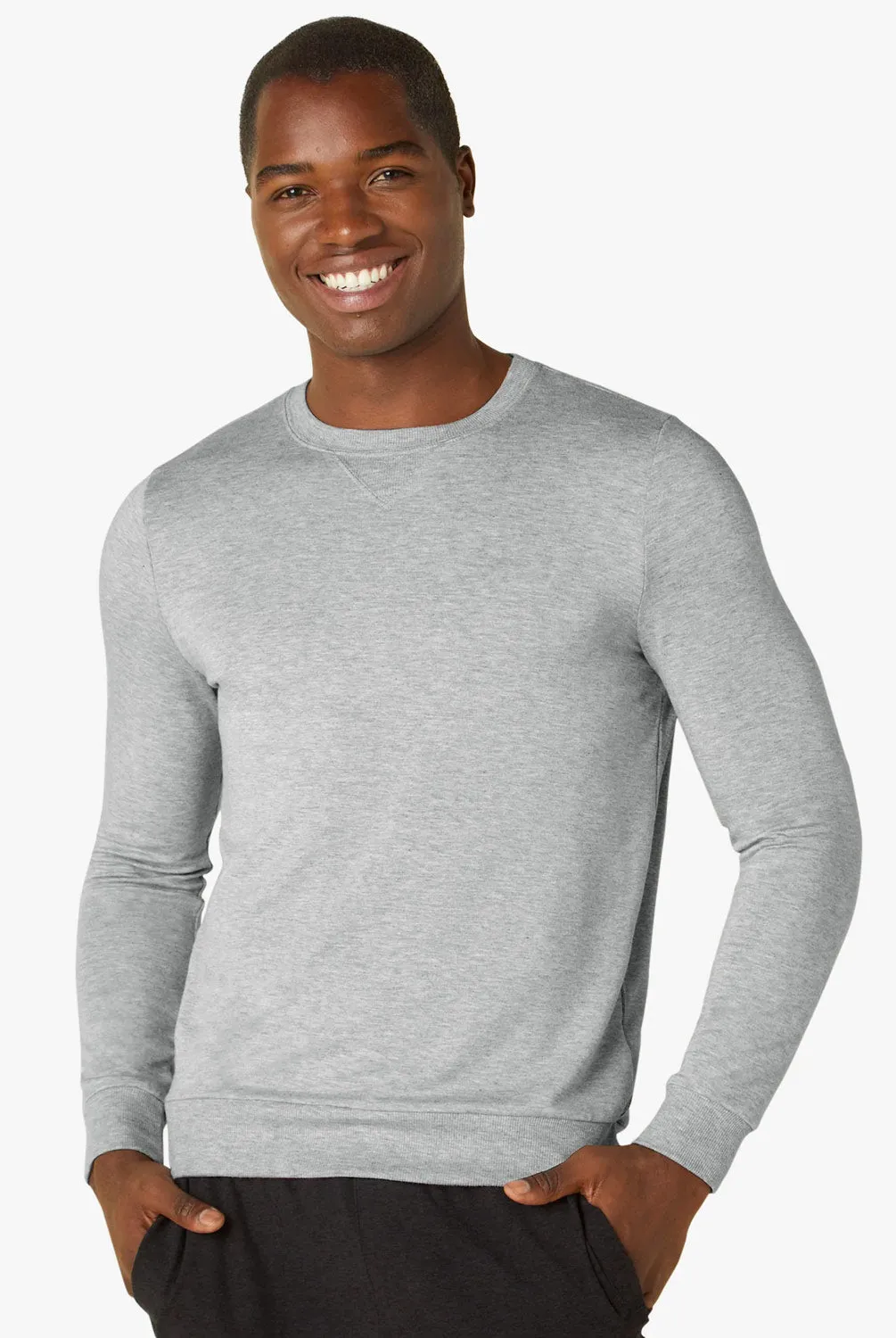 Beyond Yoga Always Beyond Men's Crew Pullover