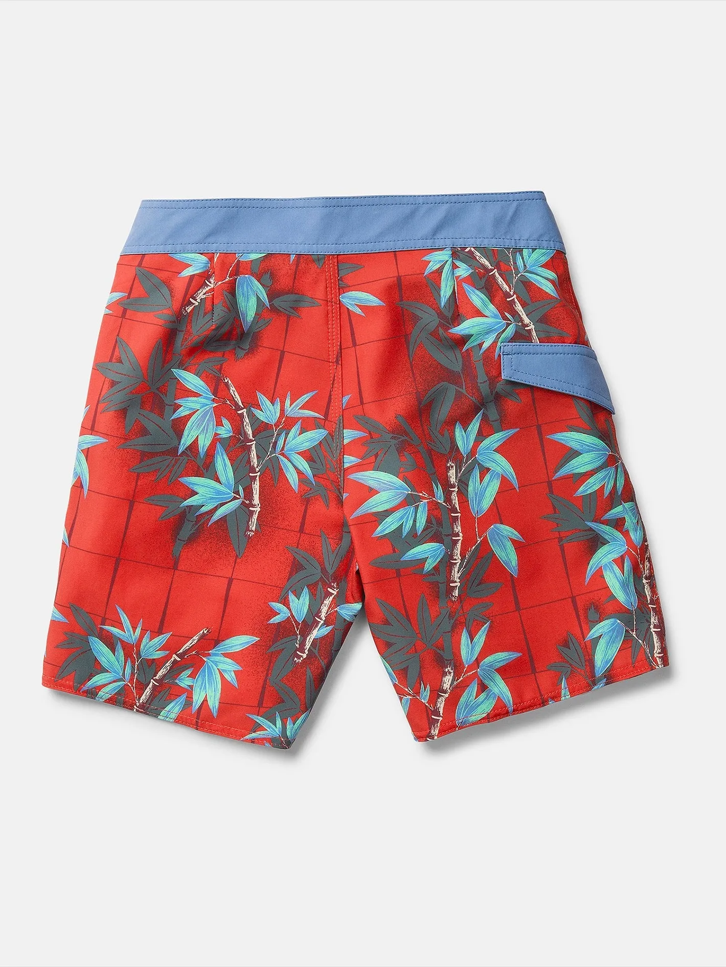 Big Boys Lido Print Mod-Tech Trunks - Flash Red