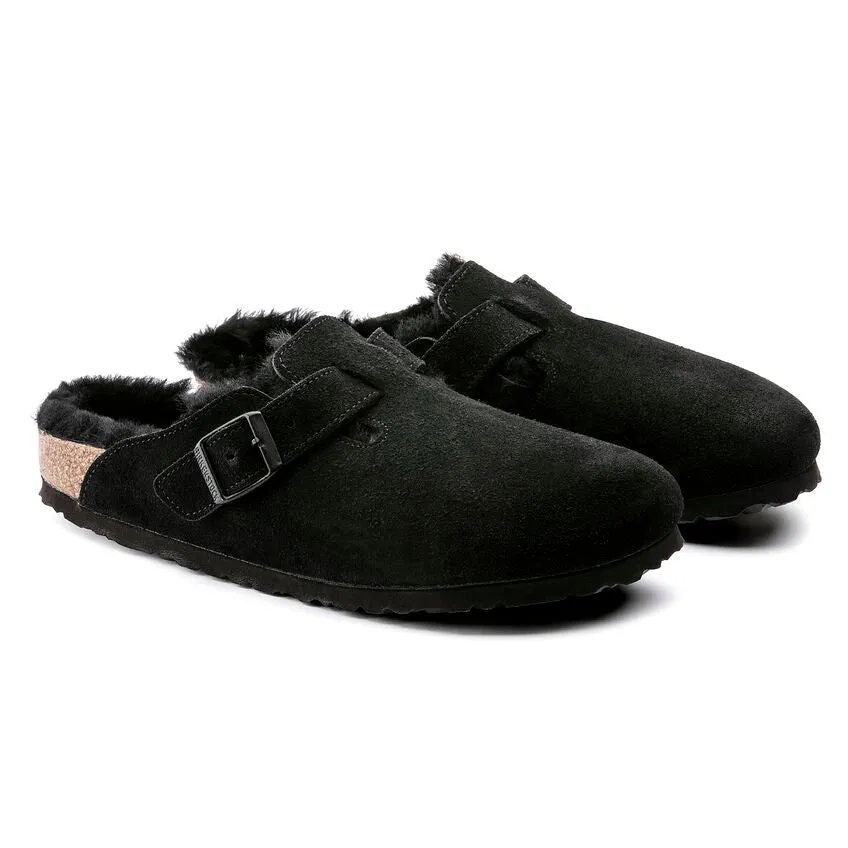 Birkenstock Boston Shearling - Black/Black