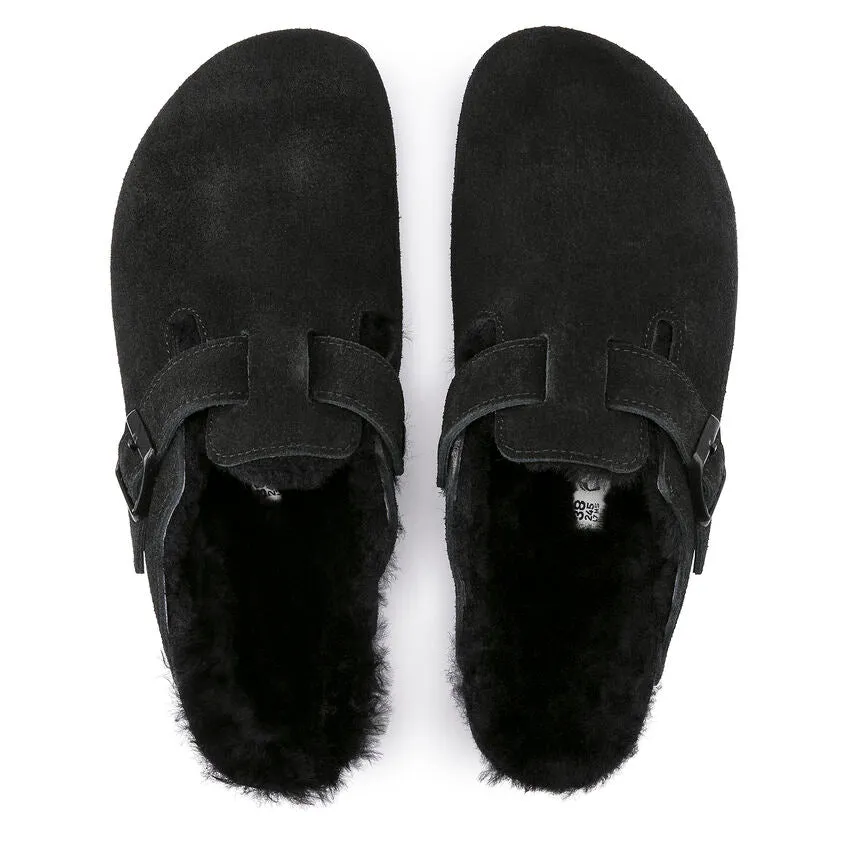 Birkenstock Boston Shearling - Black/Black