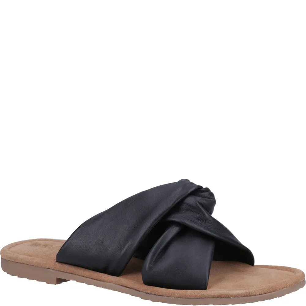 Black Amy Mule Sandals