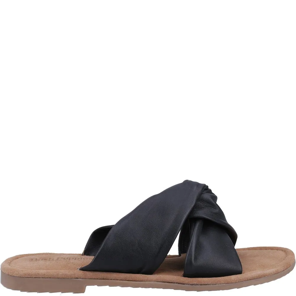 Black Amy Mule Sandals