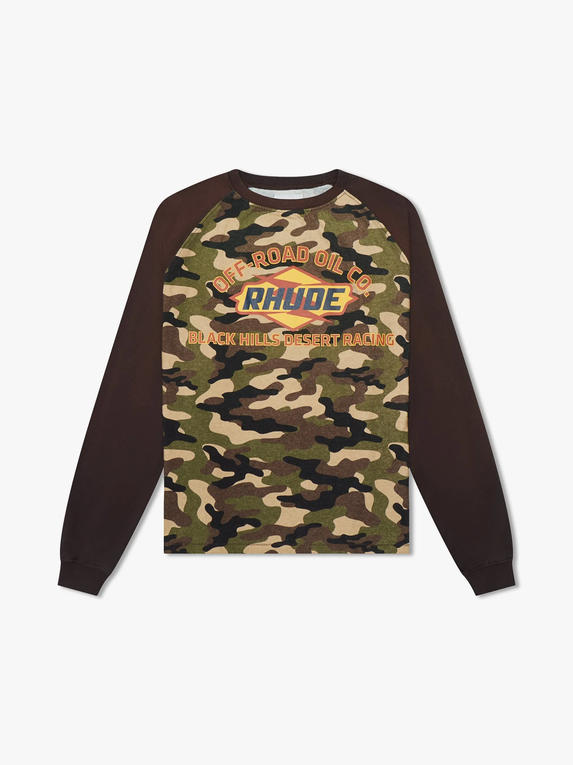 BLACK HILLS RAGLAN LS TEE - MULTI/BLACK