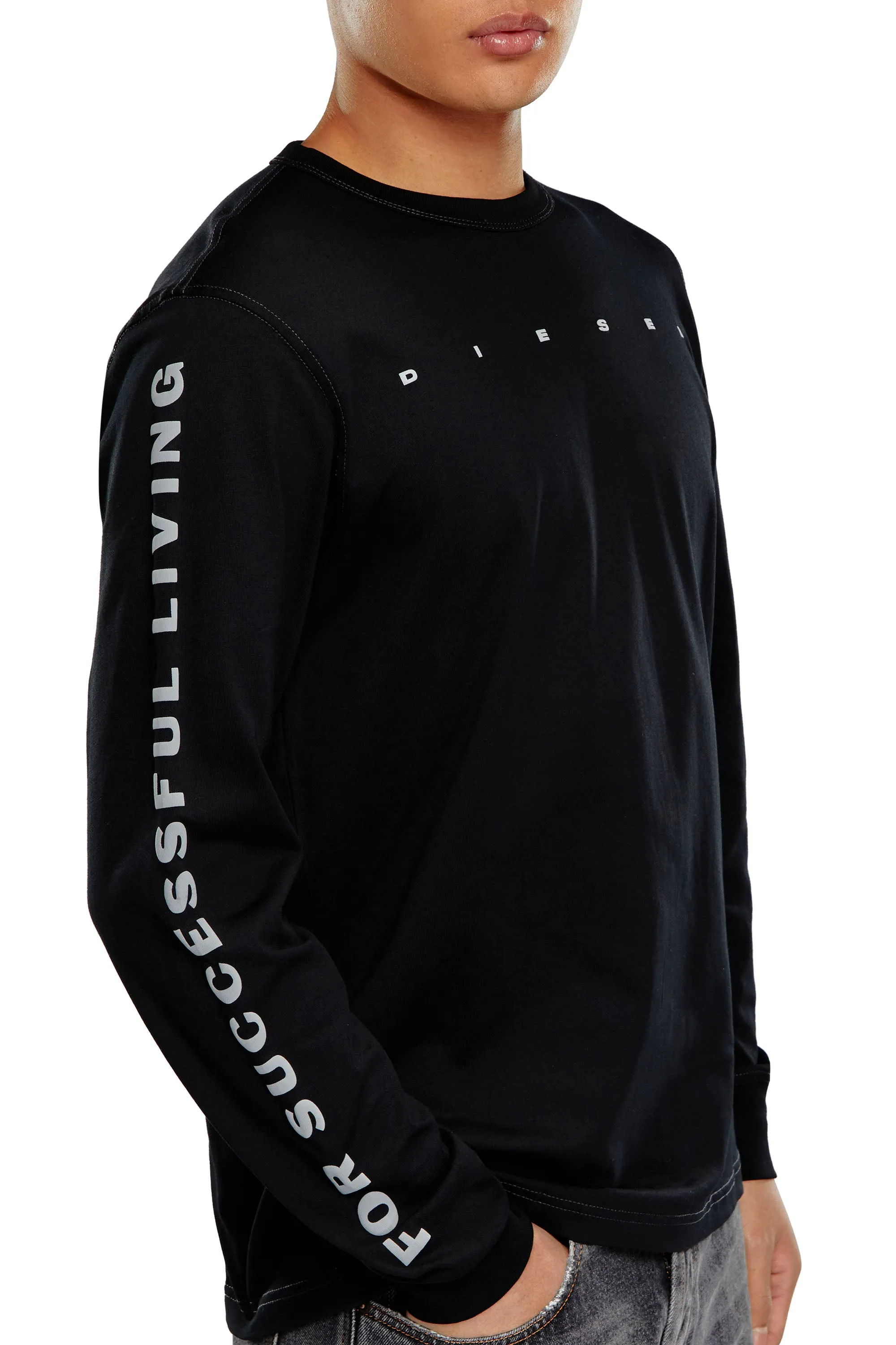 Black T-Just Long Sleeve T-Shirt