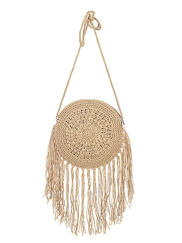 Boho Princess Crochet Crossbody Bag