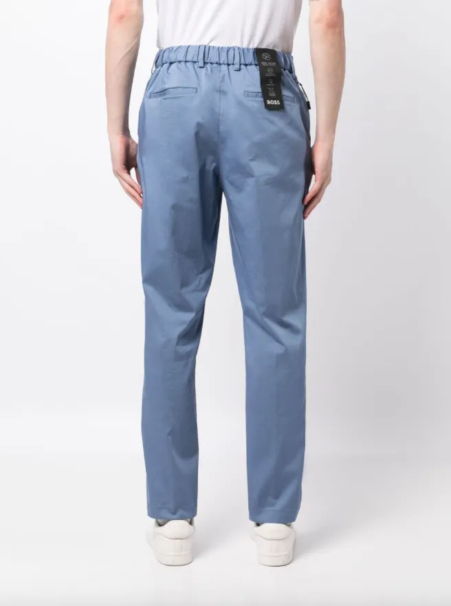 BOSS relaxed-fit trousers in cotton blend