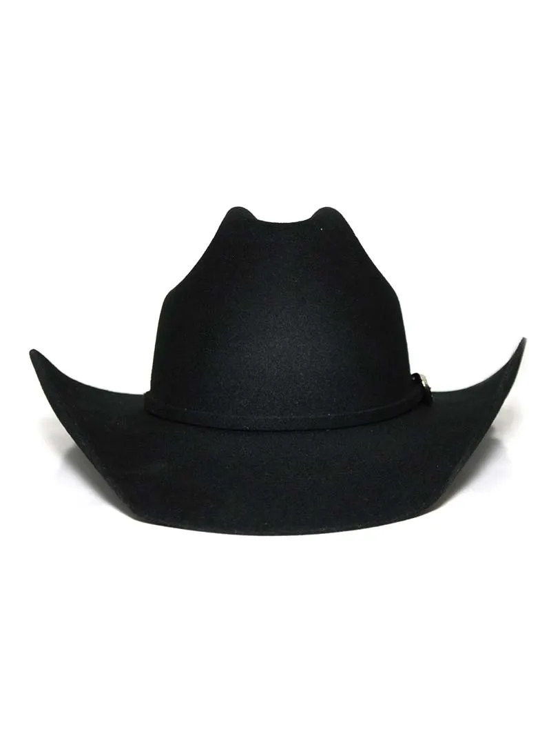 Bullhide KINGMAN JR 0646BL Kids Premium Wool Western Hat Black