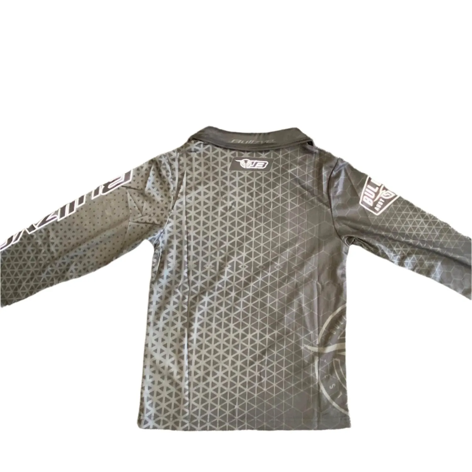 Bullzye Boys Peter Long Sleeve Fishing Tee-Black/Green