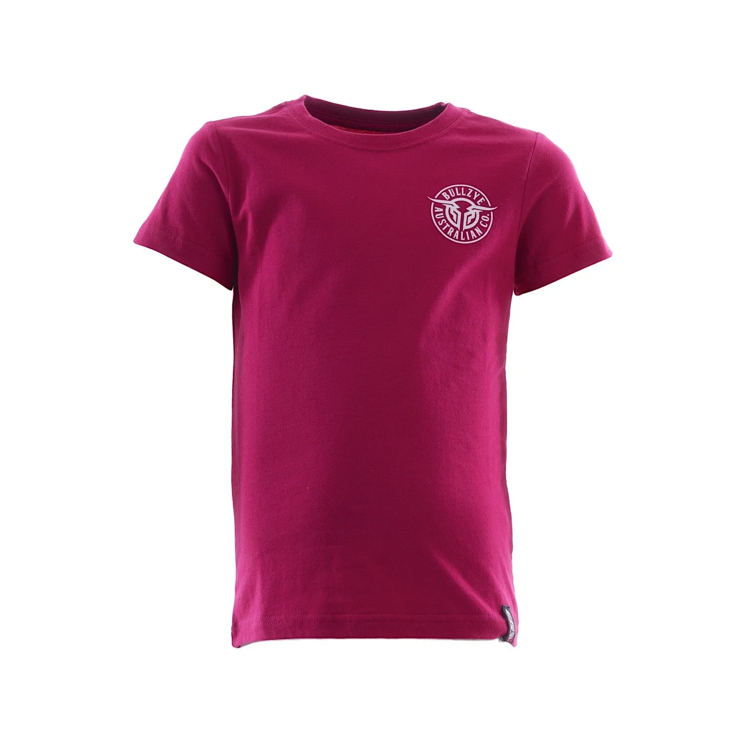 Bullzye Girls Bullring Short Sleeve Tee Berry