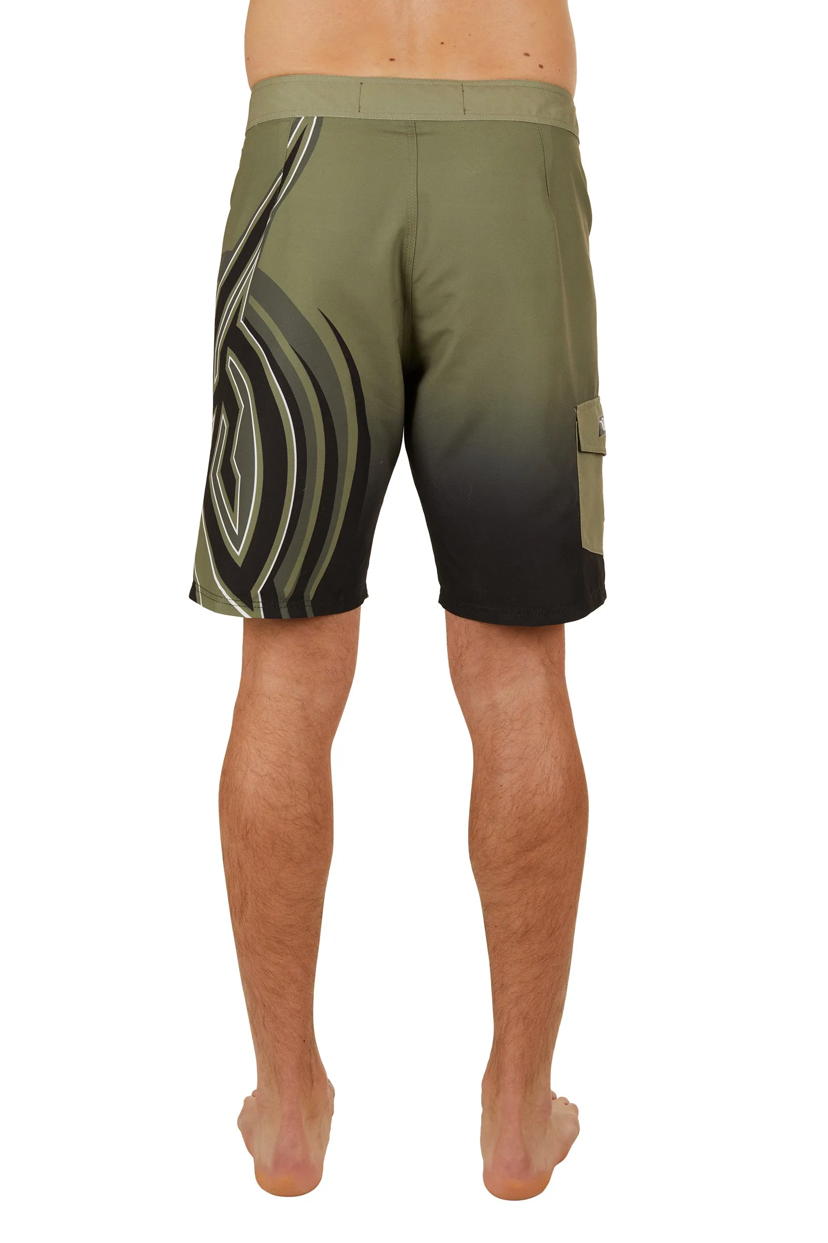 Bullzye Mens Sensor Boardshort - Green - B3S1300303