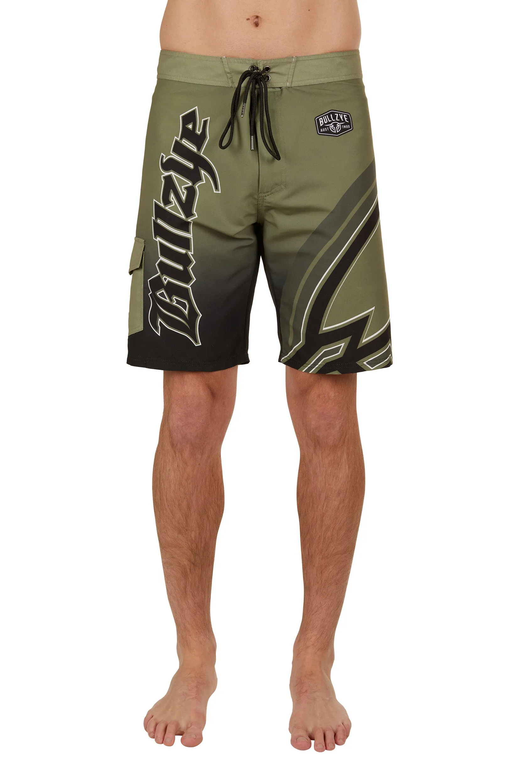 Bullzye Mens Sensor Boardshort - Green - B3S1300303