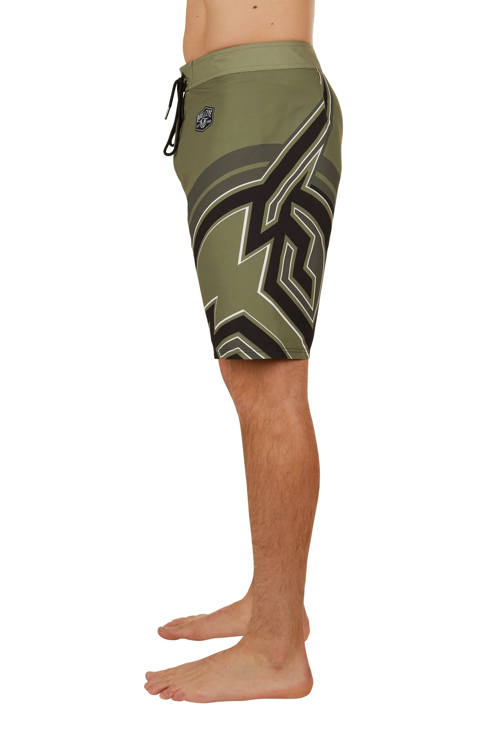 Bullzye Mens Sensor Boardshort - Green - B3S1300303