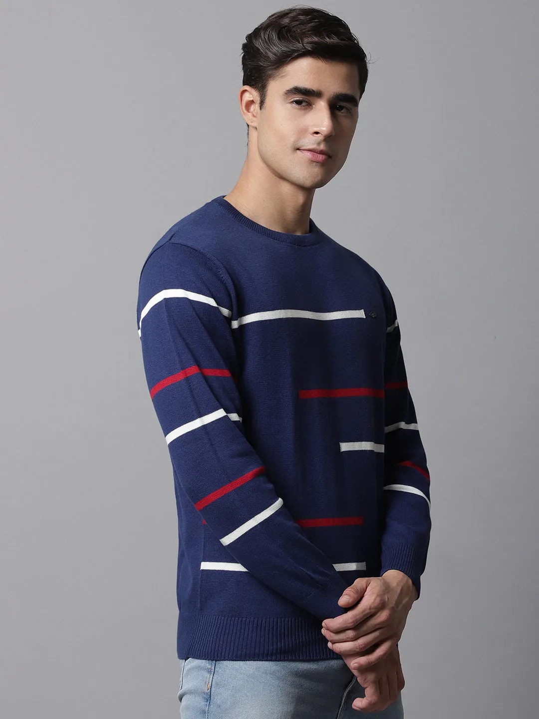 Cantabil  Inkblue Men Sweater