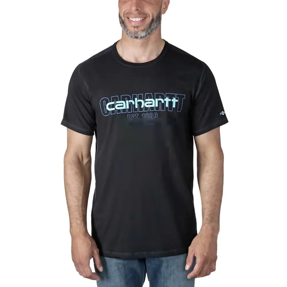 Carhartt 106653 Force Relaxed Fit Mid-Weight Short Sleeve Logo Graphic T-Shirt