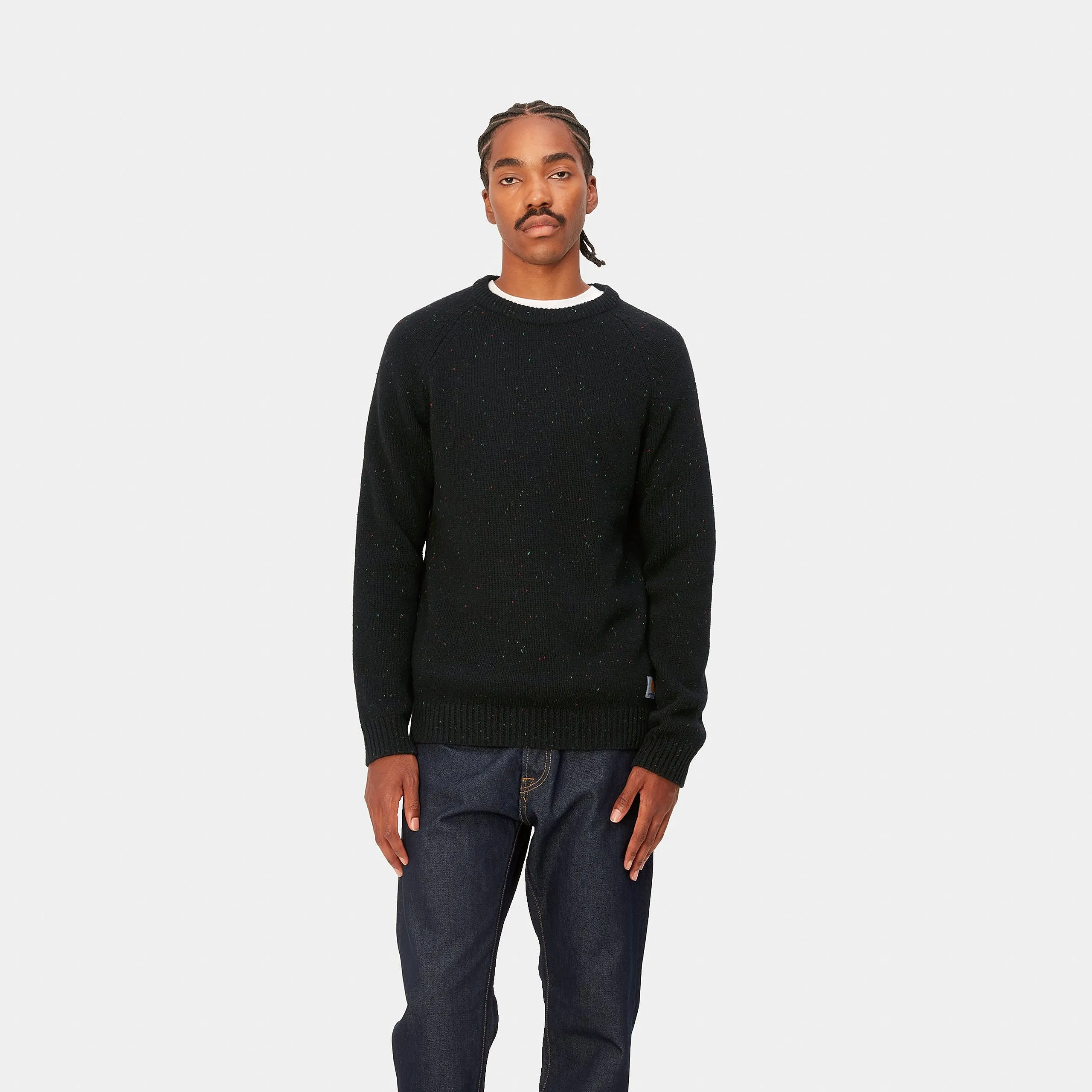 Carhartt Anglistic Sweater Speckled Black