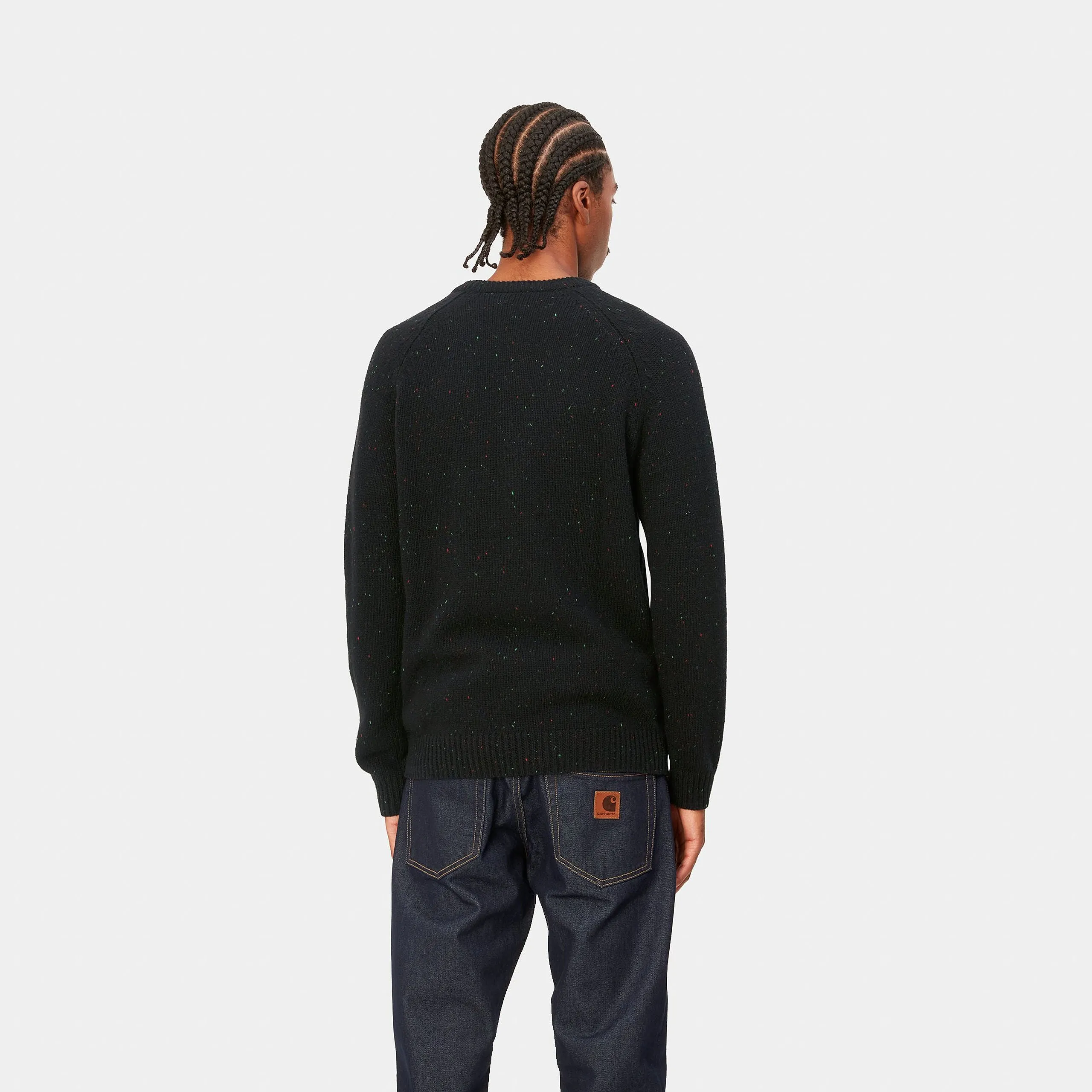 Carhartt Anglistic Sweater Speckled Black