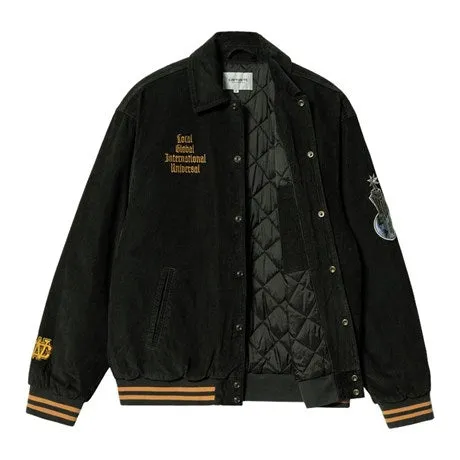 CARHARTT WIP LETTERMAN JACKET ART-NO. I0308190ZHXX Dark Cedar/Ochre