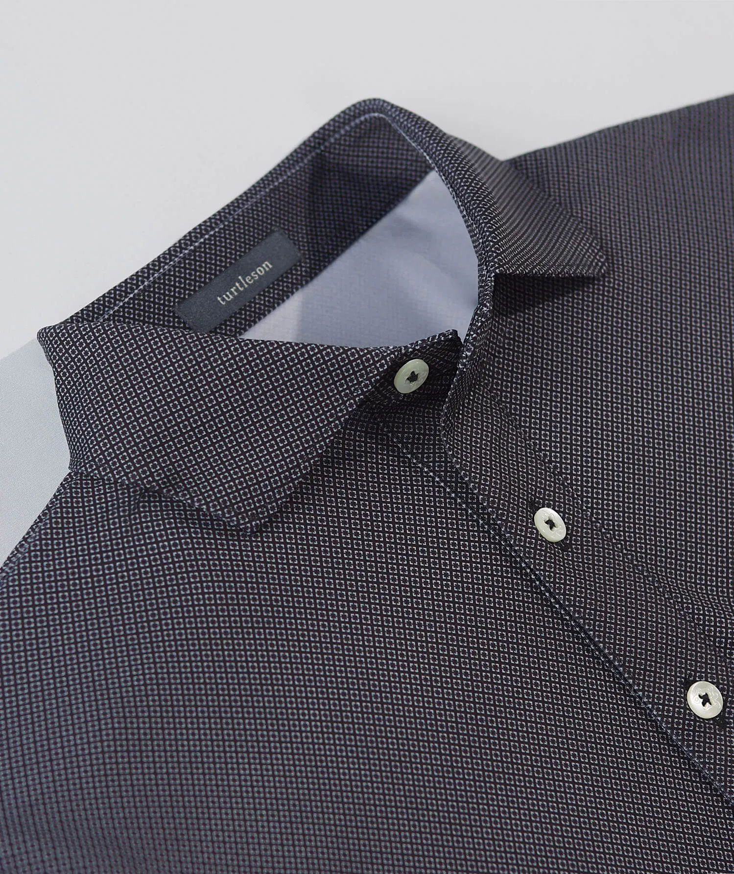 Clarence Mini Diamond Jacquard Performance Polo