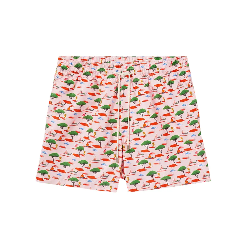 Classic Swim Shorts Glamping x Ana Popescu (Pink)