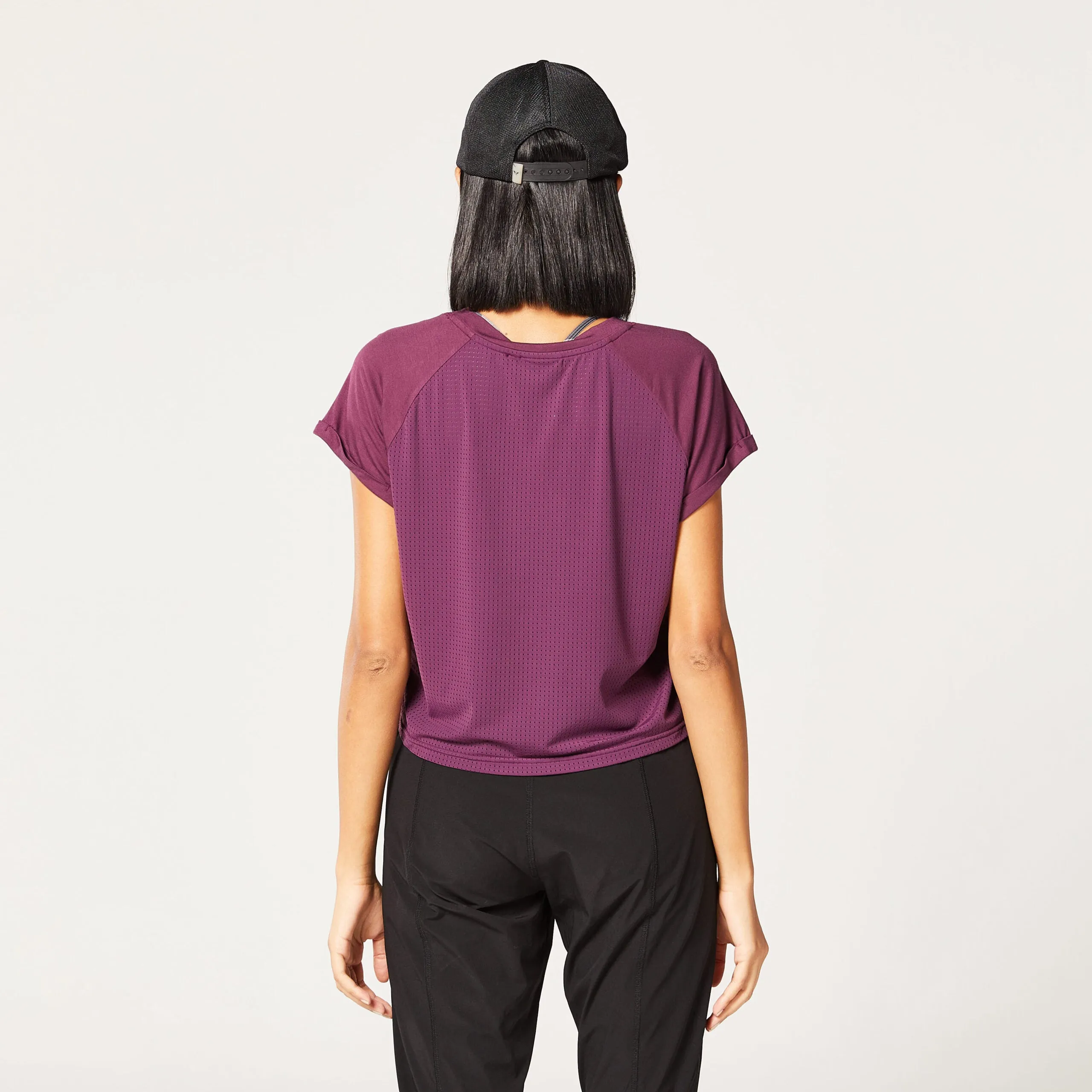 Code Relaxed Fit Tee - Mid Oxblood Red