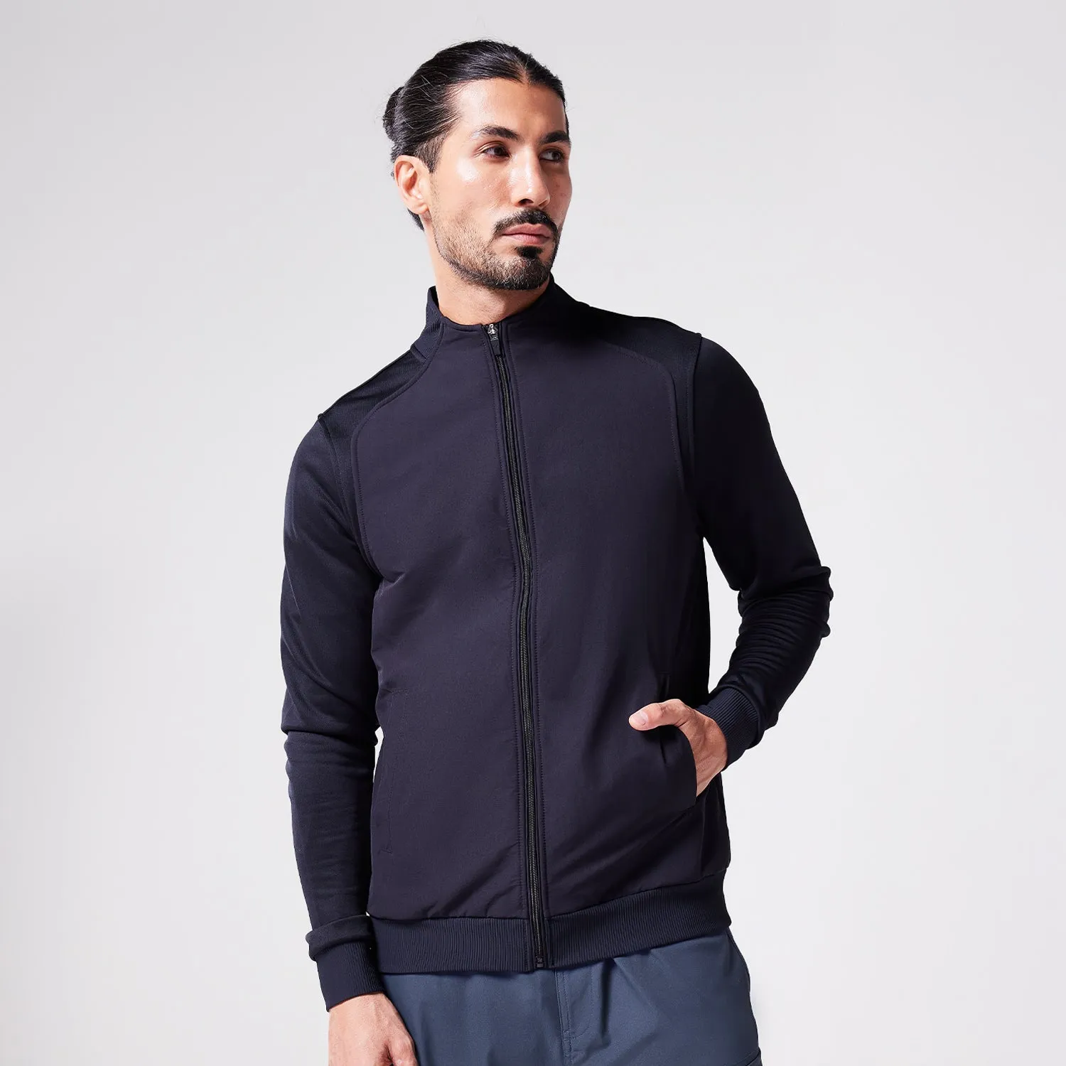 Code Utility Track Jacket - Black