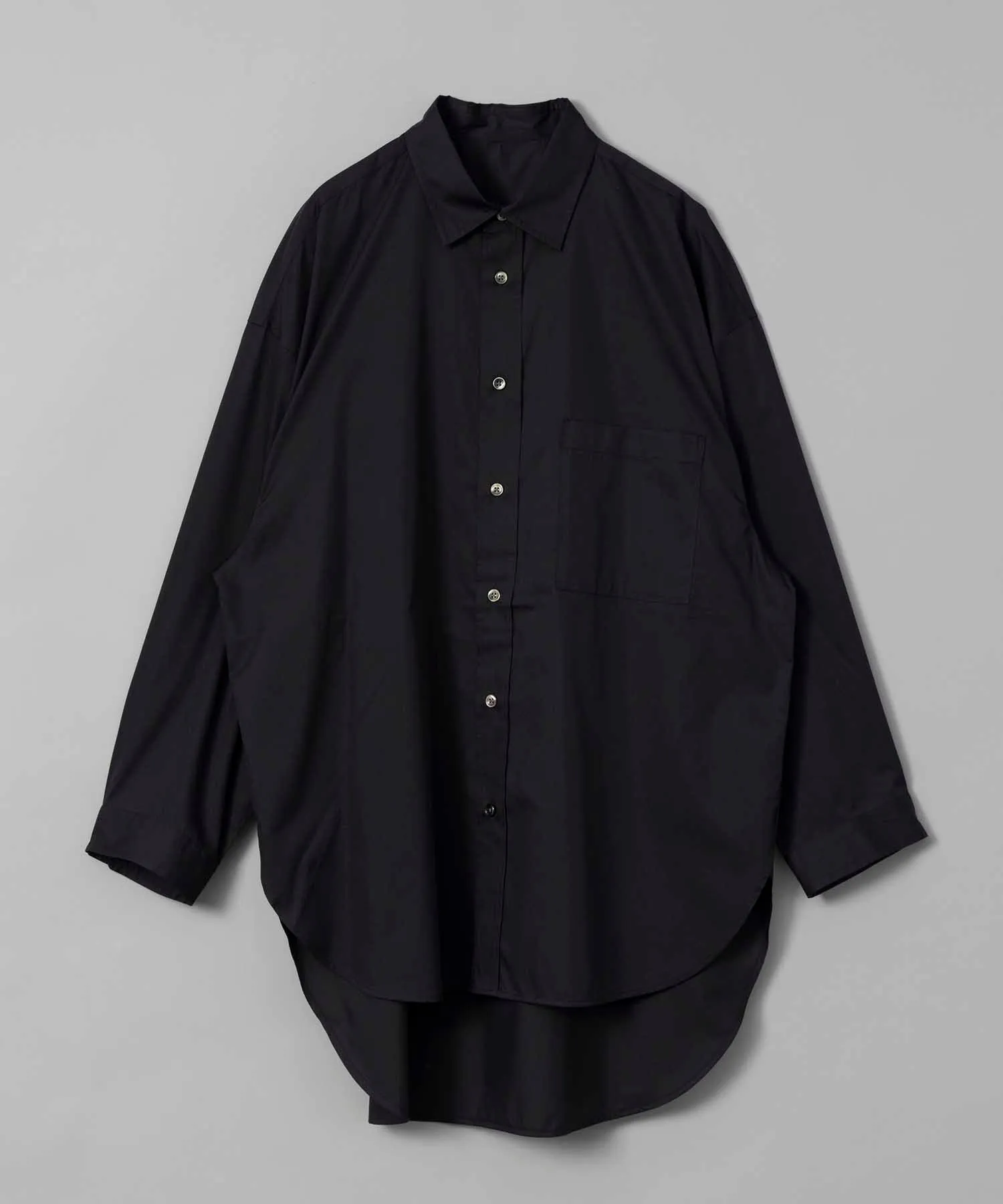 Cotton Silk Prime-Over Shirt Coat